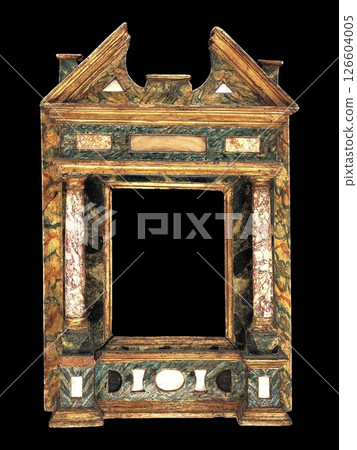 Early 17th Century Tabernacle Frame - Italian Marches Detail - Antique Art Early 17th Century Tabernacle Frame - Italian Marches Detail - Antique Art 126604005