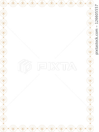 Mystic tribal eye frame. Vector celestial prediction eye template for your text. Eye of Providence 126605557