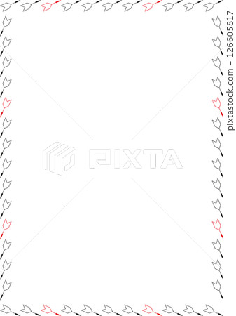 Darts arrow frame. Game competition on white background border with empty space for your text Darts arrow frame. Game competition on white background border with empty space for your text 126605817