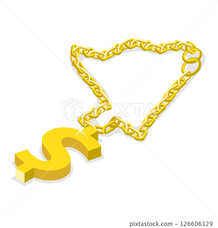 3D Isometric Flat  Illustration of Rap Music And Hip-hop Style. Item 5 126606129