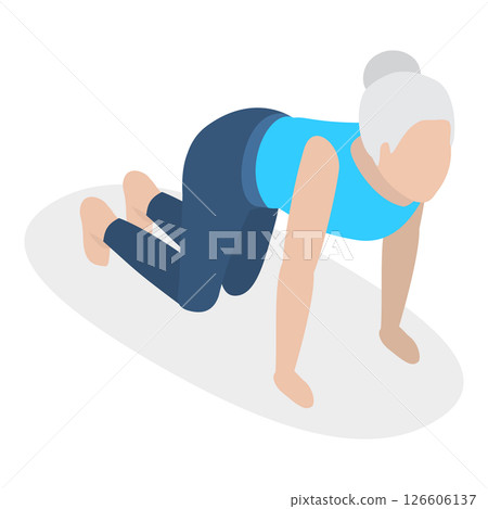 3D Isometric Flat Illustration of Chakra Systems. Item 17 3D Isometric Flat Illustration of Chakra Systems. Item 17 126606137