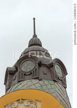 Black Roof Dome 126606323