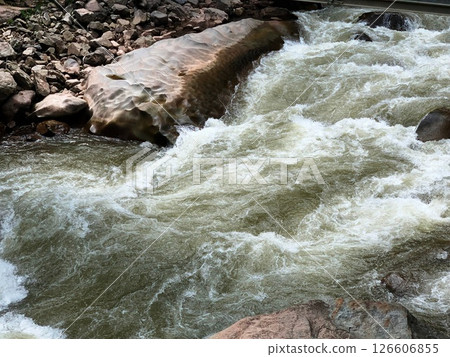 Urubamba River in Peru. Urubamba River in Peru. 126606855