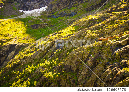 Trollstigen viewpoint in Norway Trollstigen viewpoint in Norway 126608378