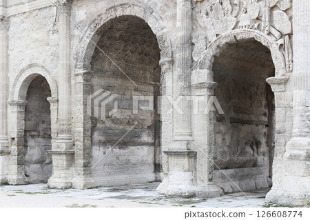 Triumphal arch of Orange in France 126608774