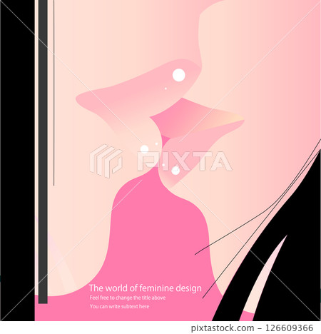 Women's body care and beauty, gender, LGBT, vector images Women's body care and beauty, gender, LGBT, vector images 126609366