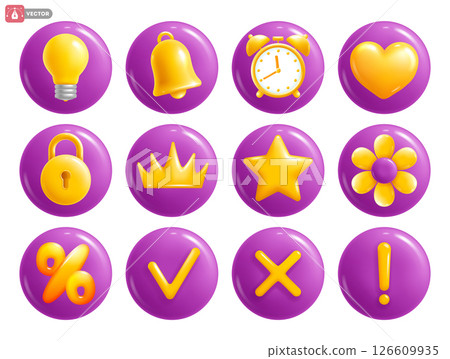 Funny Icon Set 126609935