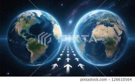 The future of the Earth: Two Earths 126610564