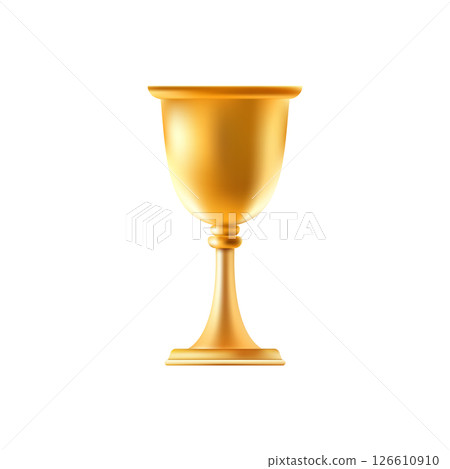 3D Gold Award Cup. Winner trophy. Award ceremony 3D Gold Award Cup. Winner trophy. Award ceremony 126610910