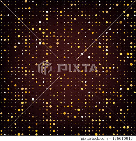 Luxury dotted backdrop. Sparkling golden confetti bg. Luxury dotted backdrop. Sparkling golden confetti bg. 126610913