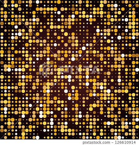 Luxury dotted backdrop. Sparkling golden confetti bg. Luxury dotted backdrop. Sparkling golden confetti bg. 126610914
