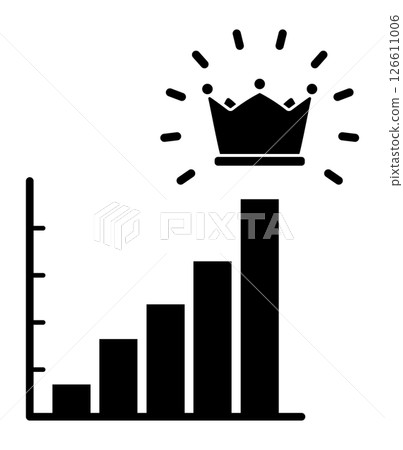 長條圖和皇冠 126611006