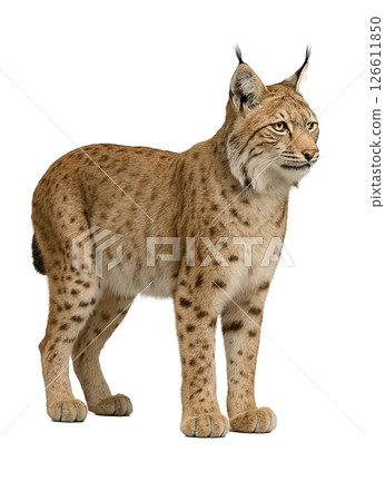 山貓的全身圖 126611850