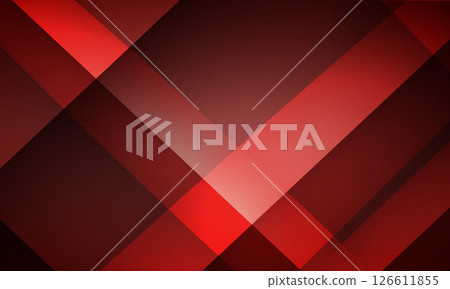 Red geometric abstract background with diagonal shapes. Red geometric abstract background with diagonal shapes. 126611855
