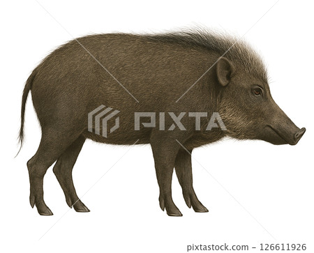 維薩揚野豬的側面視圖 126611926