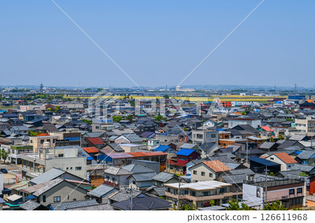 從丸岡城塔上眺望城鎮 126611968
