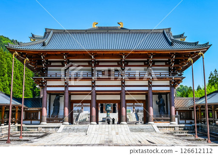 Middle gate of Echizen Buddha, Katsuyama City, Fukui Prefecture 126612112