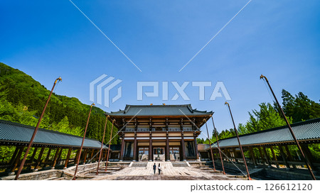 Middle gate of Echizen Buddha, Katsuyama City, Fukui Prefecture 126612120