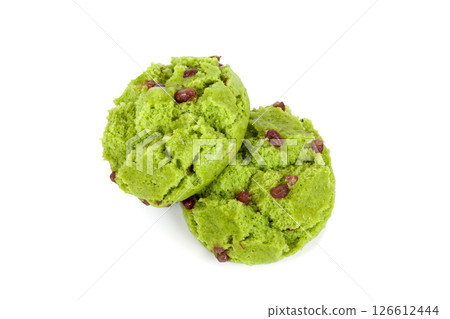 艾蒿饅頭[白色背景，剪貼畫] 126612444