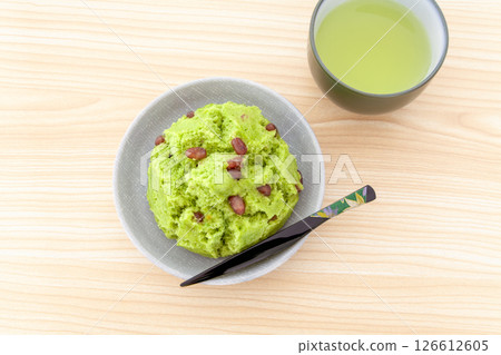 艾蒿包子和日本茶 艾蒿包子和日本茶 126612605