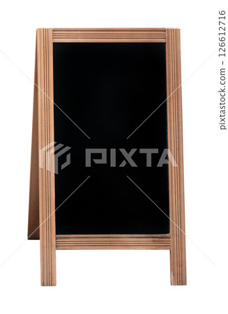 Isolated black board 126612716