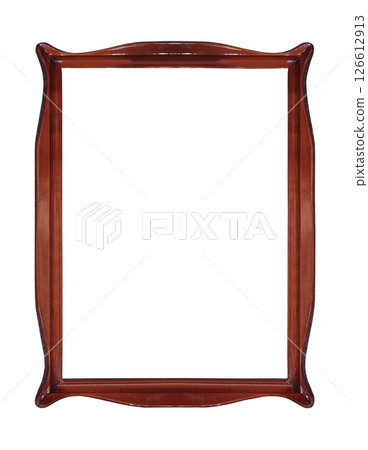 Brown wooden frame Brown wooden frame 126612913