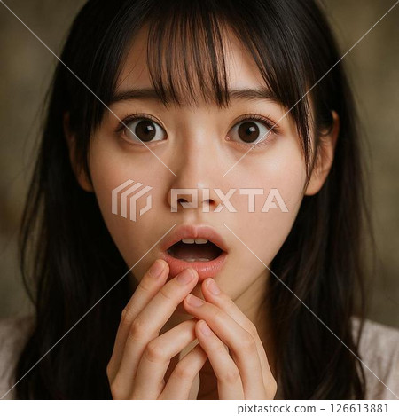 一位美麗的日本女孩的肖像照片,有著令人驚嘆的眼睛 一位美麗的日本女孩的肖像照片,有著令人驚嘆的眼睛 126613881