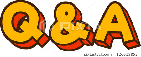 Yellow letters with pop characters 126615852