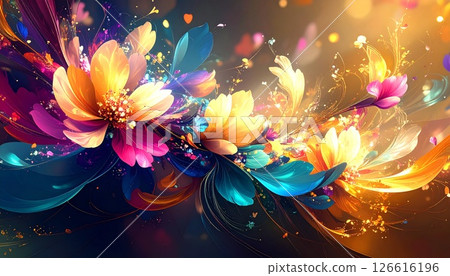 Carnival of flowers dancing with the wind 126616196