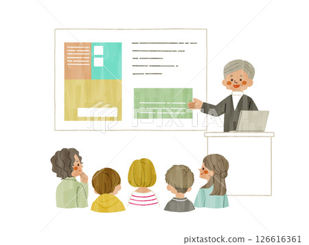 參加研討會的人們 - Gash 126616361