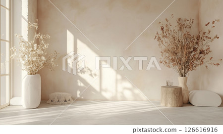 古董和乾燥花（生成式人工智慧） 126616916