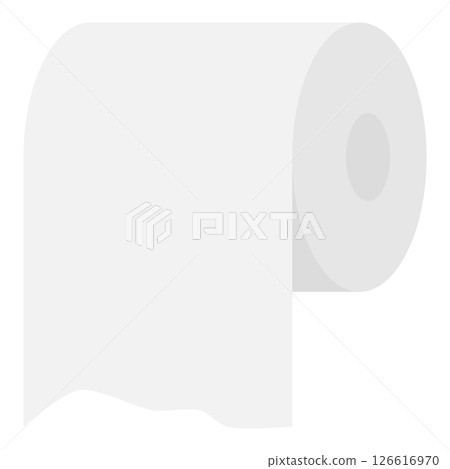 簡單的衛生紙的插圖 126616970