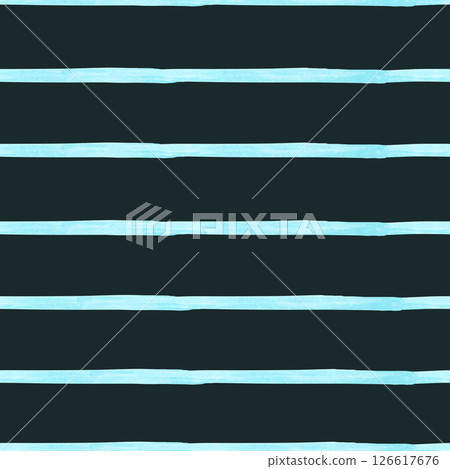 Blue striped pattern. Sailor's day. Watercolor illustration. Seamless abstract background. Hand drawn isolated art. Coastal summer concept. For kids textile, home decor, Mediterranean ornament Blue striped pattern. Sailor's day. Watercolor illustration. Seamless abstract background. Hand drawn isolated art. Coastal summer concept. For kids textile, home decor, Mediterranean ornament 126617676