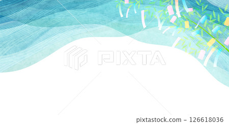 Tanabata summer strips background 126618036