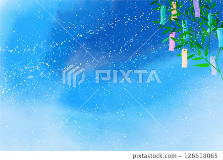 Tanabata summer strips background Tanabata summer strips background 126618065