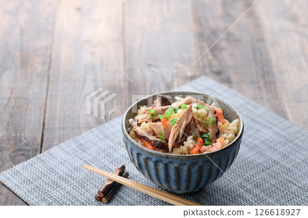Dried bonito rice Dried bonito rice 126618927
