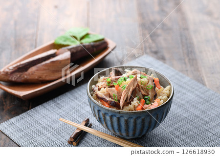 Dried bonito rice Dried bonito rice 126618930