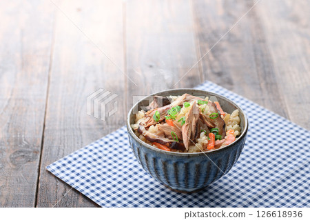 Dried bonito rice Dried bonito rice 126618936