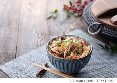 Dried bonito rice Dried bonito rice 126618968