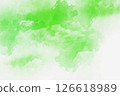 Light green watercolor abstract 126618989