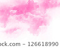 Pink watercolor abstract 126618990