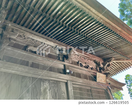 相馬太田神社拜殿內的雕塑 126619505