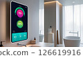 A smart mirror that displays health information 126619916