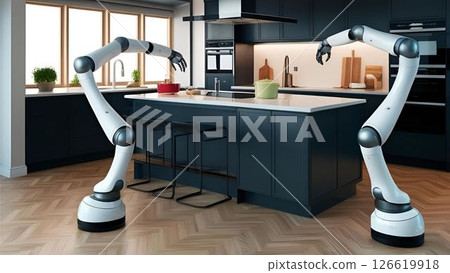 The fully automated kitchen of the future 126619918