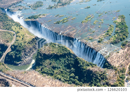 Aerial View of Victoria Falls 126620103