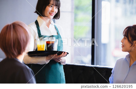 Cafe clerk 126620195