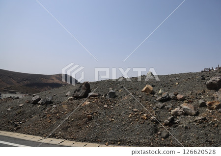 March 25 2025 Expansive Rocky Landscape Under Clear Sky and Open Surroundings, Japan 126620528
