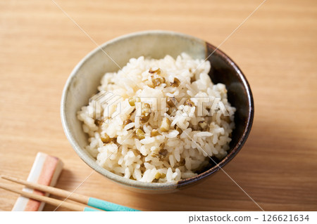 Mung bean rice 126621634
