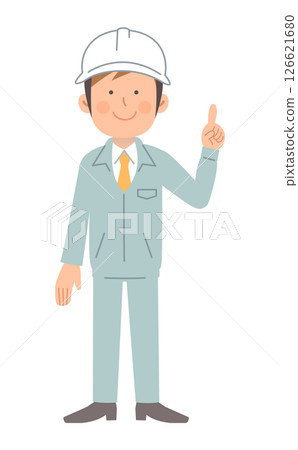 指點建築工人_全身02_制服02 指點建築工人_全身02_制服02 126621680