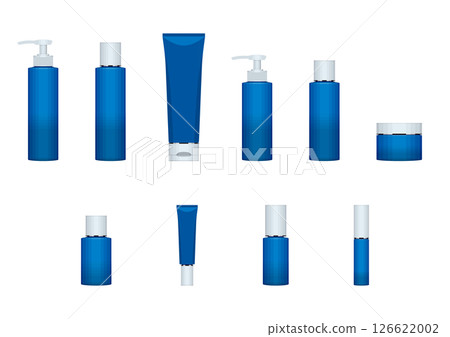 簡約藍色保養套裝 126622002